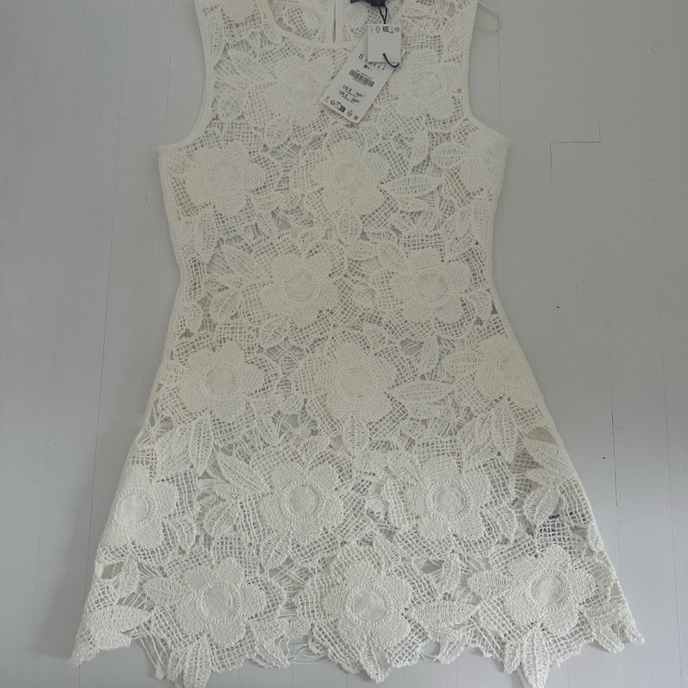 Zara White Lace Dress